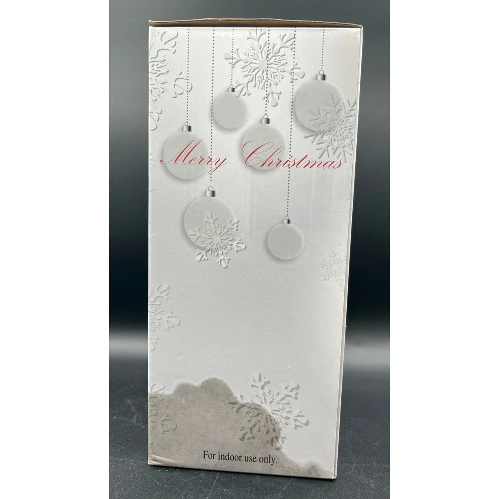 Christmas Forever Snowman with Broom‎ Glitter Lantern 10.5 Inch Bronze Lighted